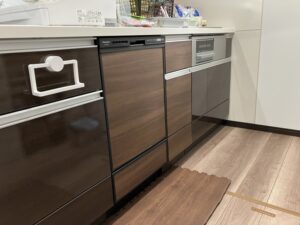 和歌山キッチン取付け隊　食洗機の無理やりリフォーム術　施工後